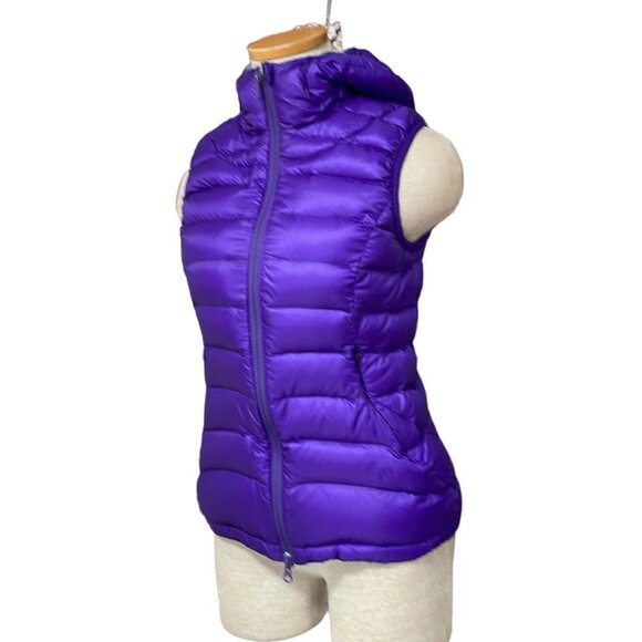 Kathmandu Puffer Vest Hood X Series Purple Size AU 6 US 4 - Picture 3 of 17
